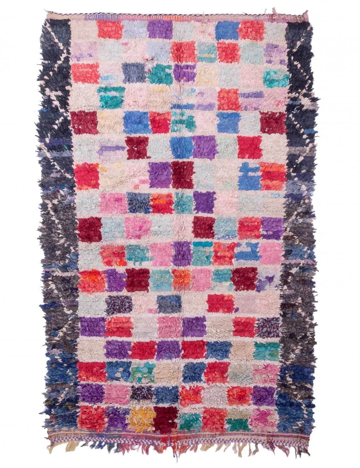 Marockansk Boucherouite-matta 265 x 165 cm