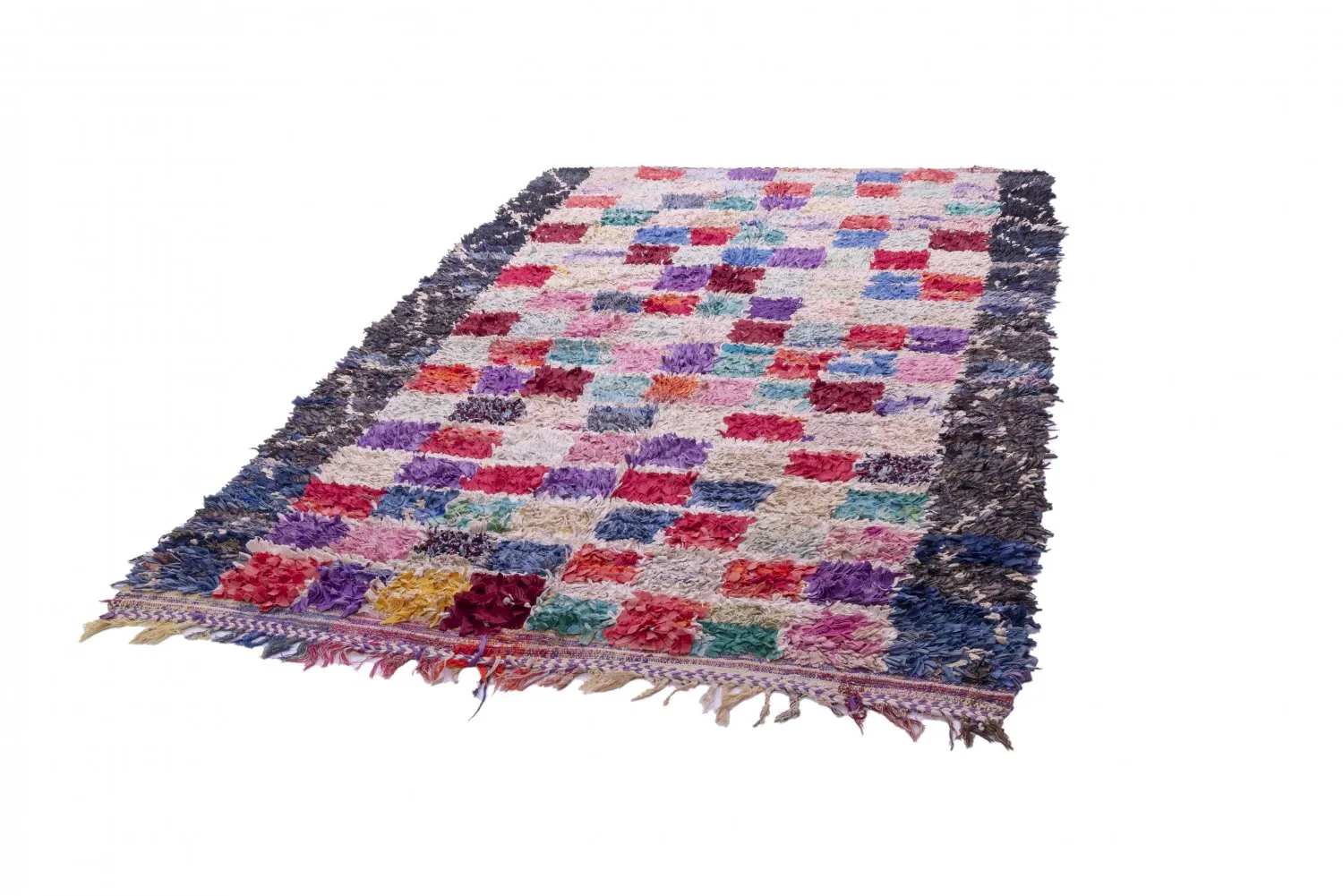 Marockansk Boucherouite-matta 265 x 165 cm