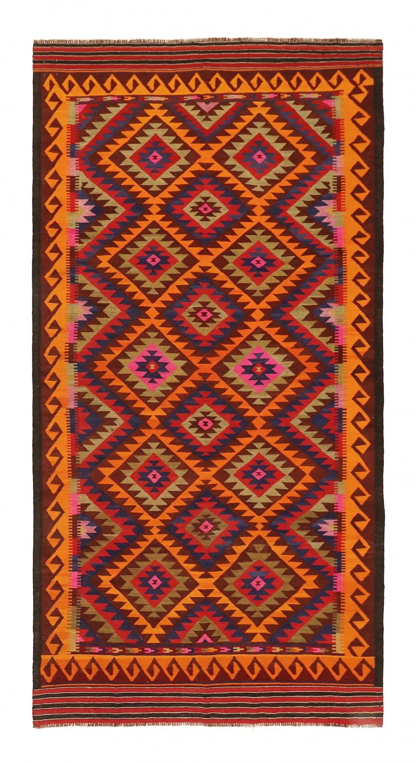 Orientálny kilimový koberec 349 x 175 cm