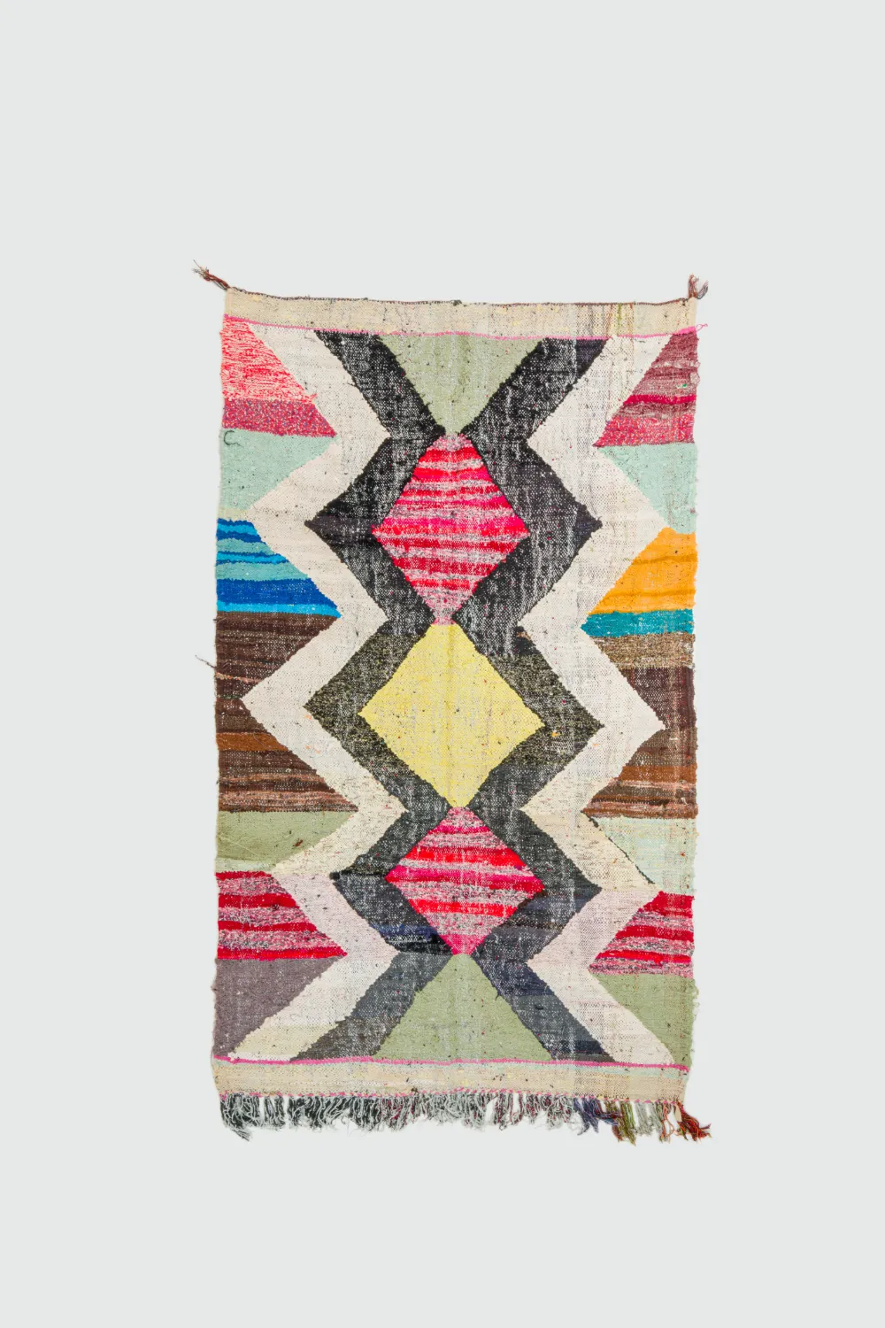 Koberec Berbere Marocký Boucherouite 135 x 230 cm