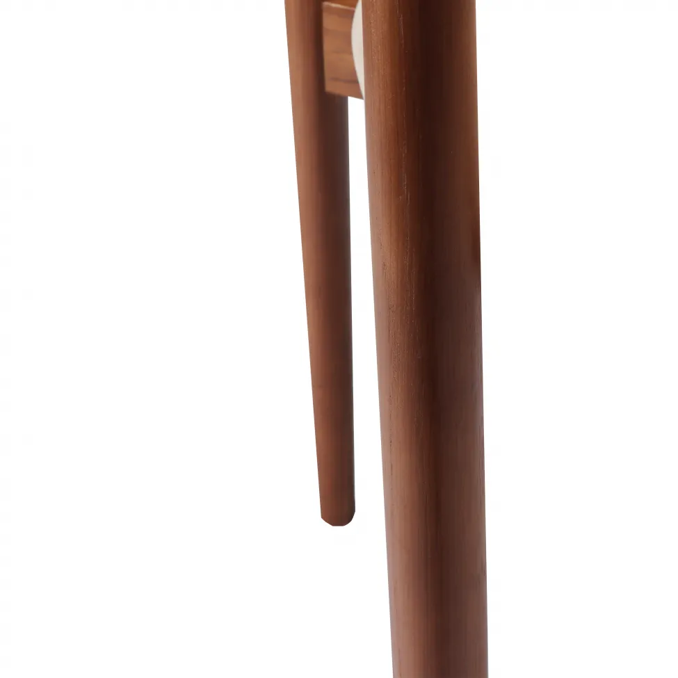 Stol - Ystad (valnöt/beige) - 2 st