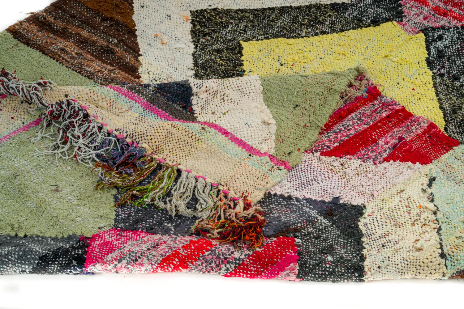 Koberec Berbere Marocký Boucherouite 135 x 230 cm