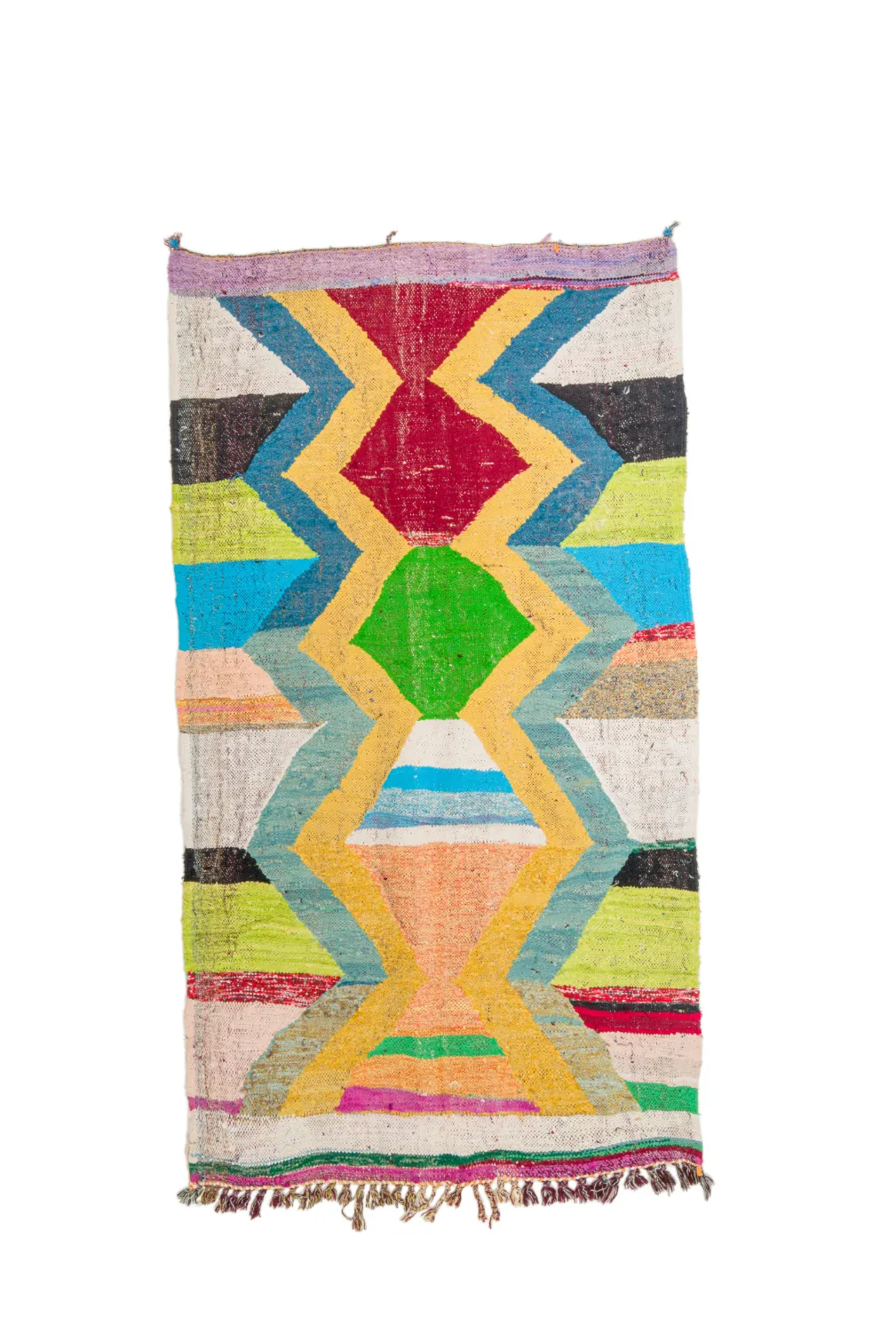 Koberec Berbere Marocký Boucherouite 125 x 230 cm