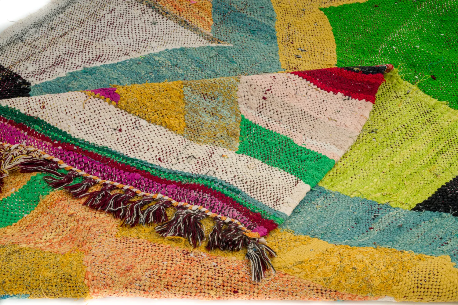 Koberec Berbere Marocký Boucherouite 125 x 230 cm