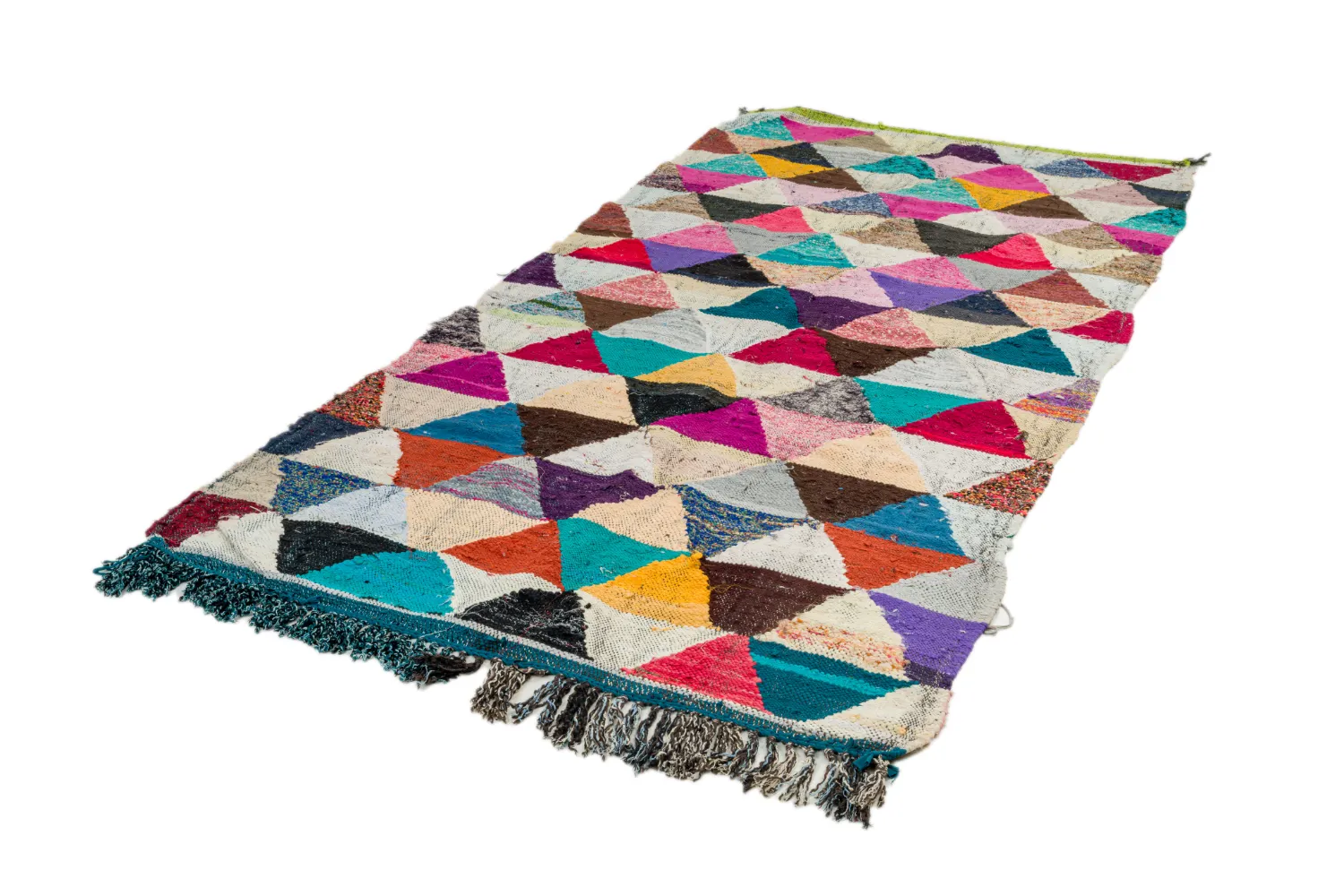 Koberec Berbere Marocký Boucherouite 130 x 280 cm