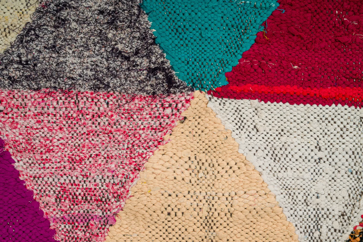 Koberec Berbere Marocký Boucherouite 130 x 280 cm