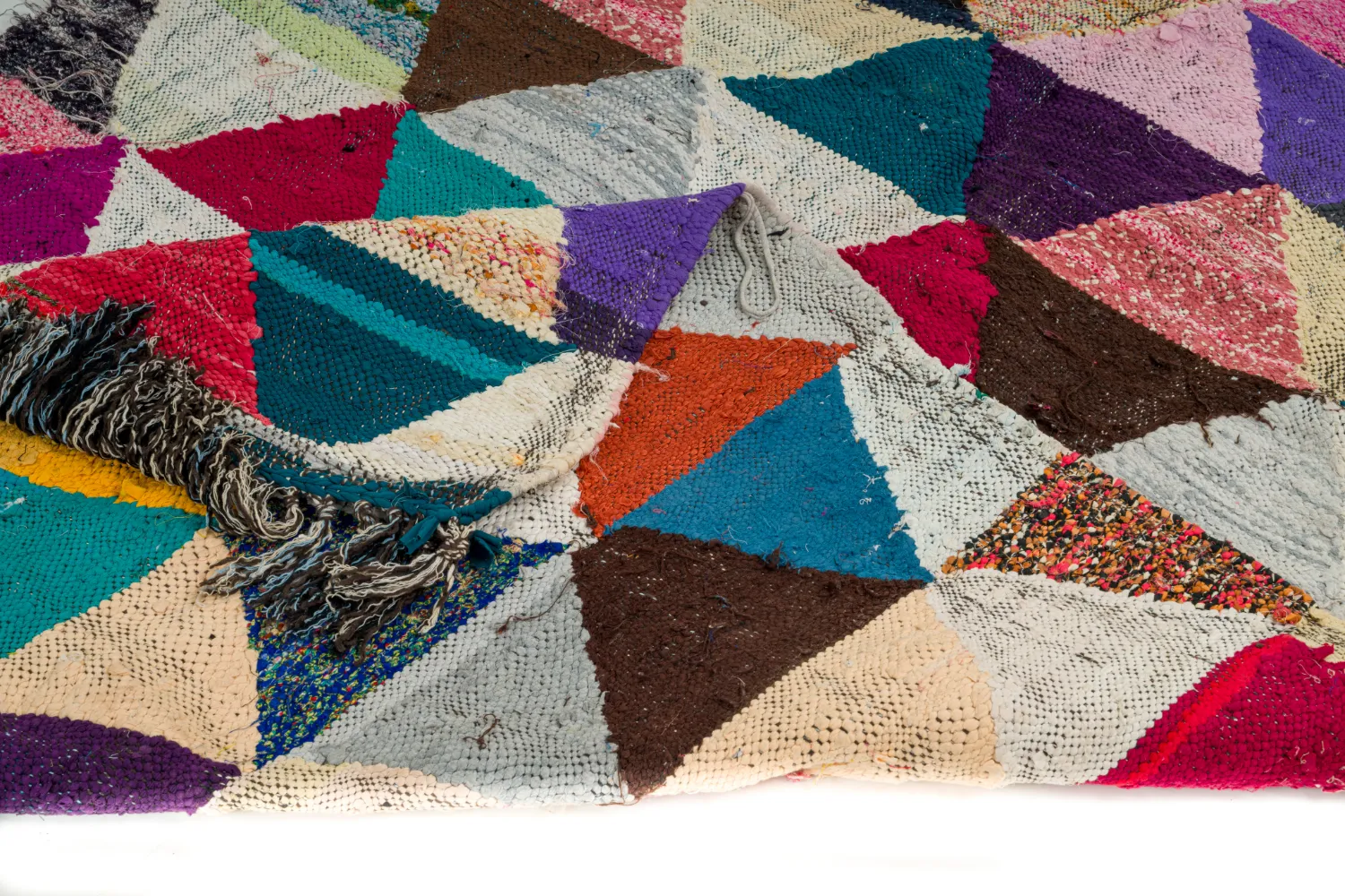 Koberec Berbere Marocký Boucherouite 130 x 280 cm