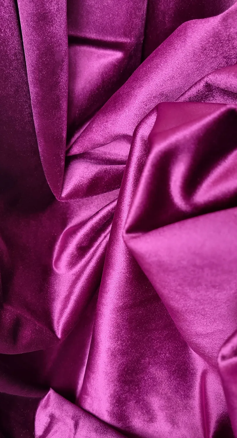 Záclony - Záclona z velúru Marlyn (fuchsiová)