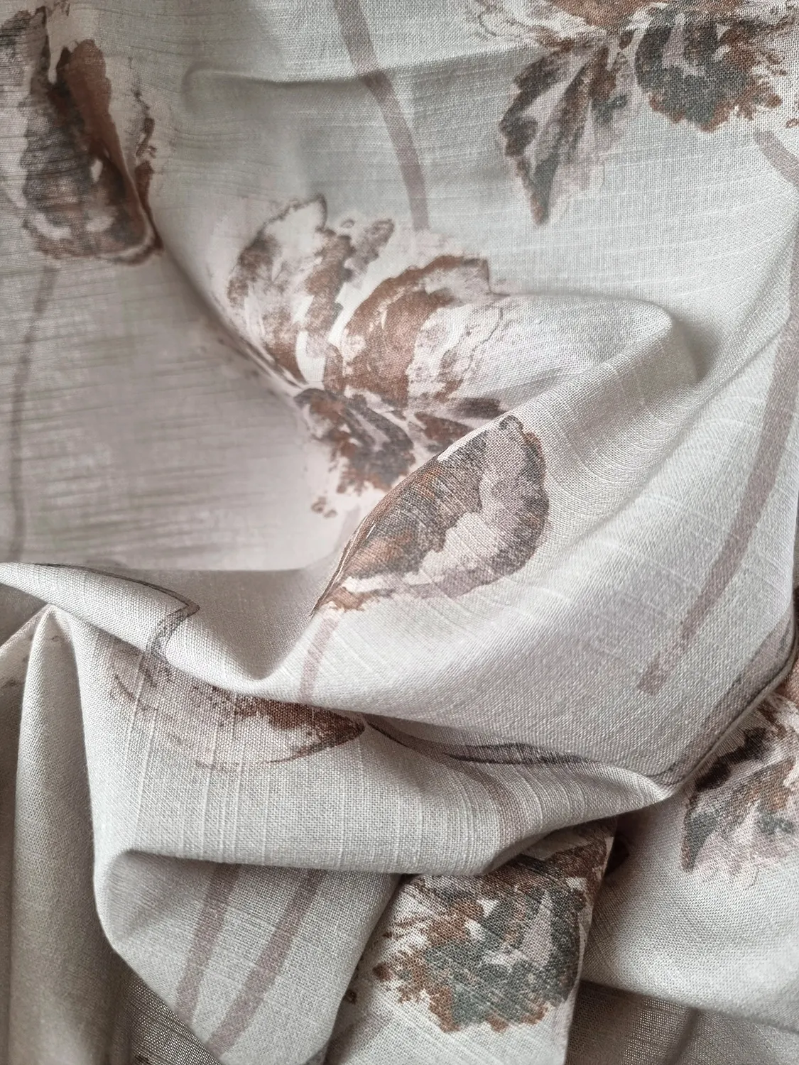 Záclony - Záclona z bavlny Alegria (béžová)