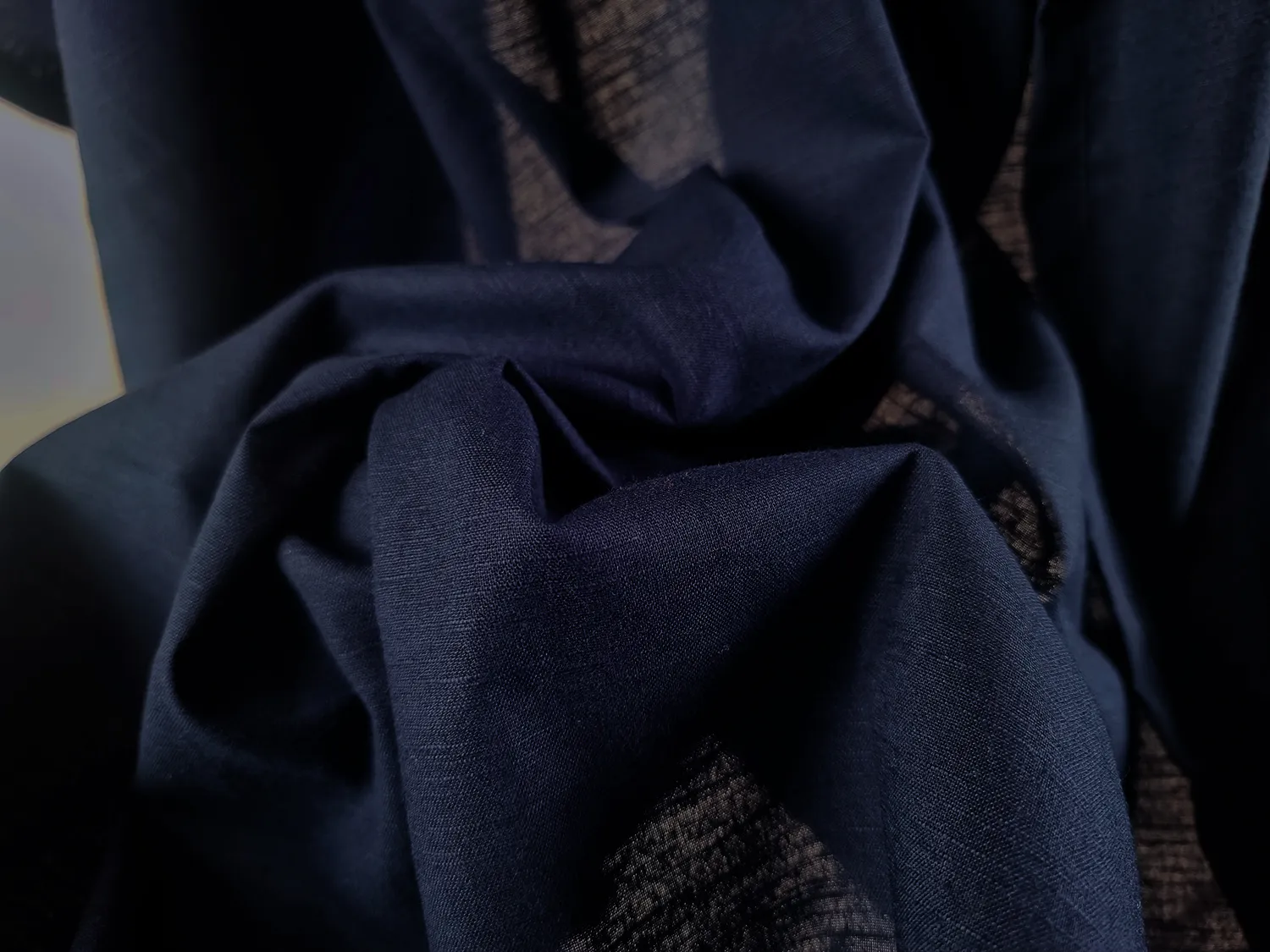 Záclony - Záclona z bavlny Adriana (čierna)