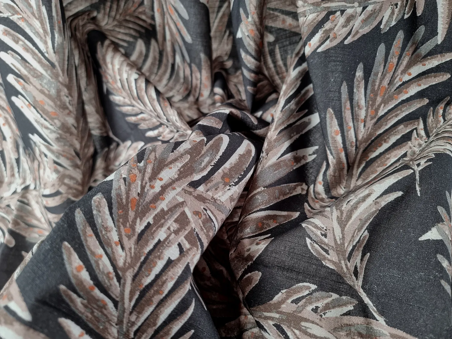 Záclony - Bavlnená záclona Acacia (strieborná)