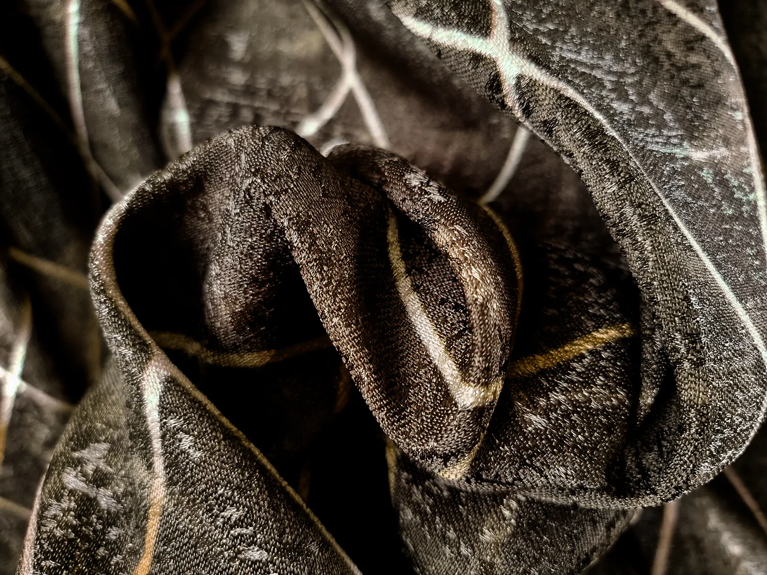 Záclona - Bailey (hnedá)