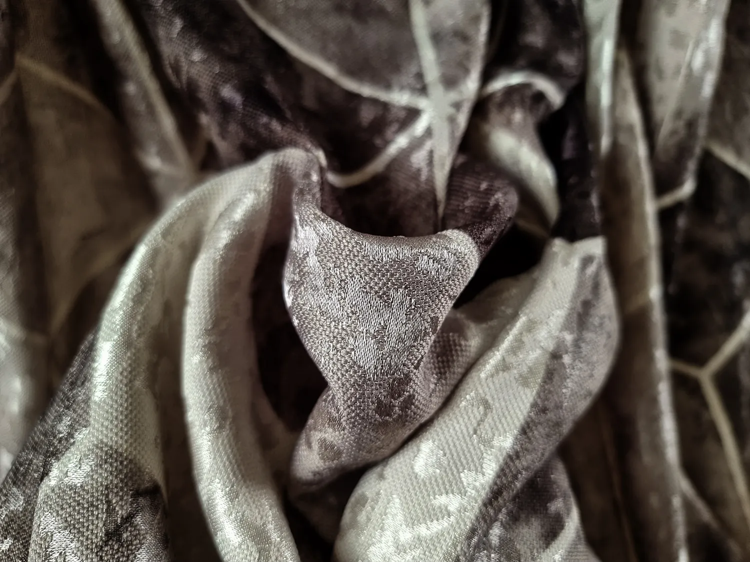 Záclona - Joanna (šedá)