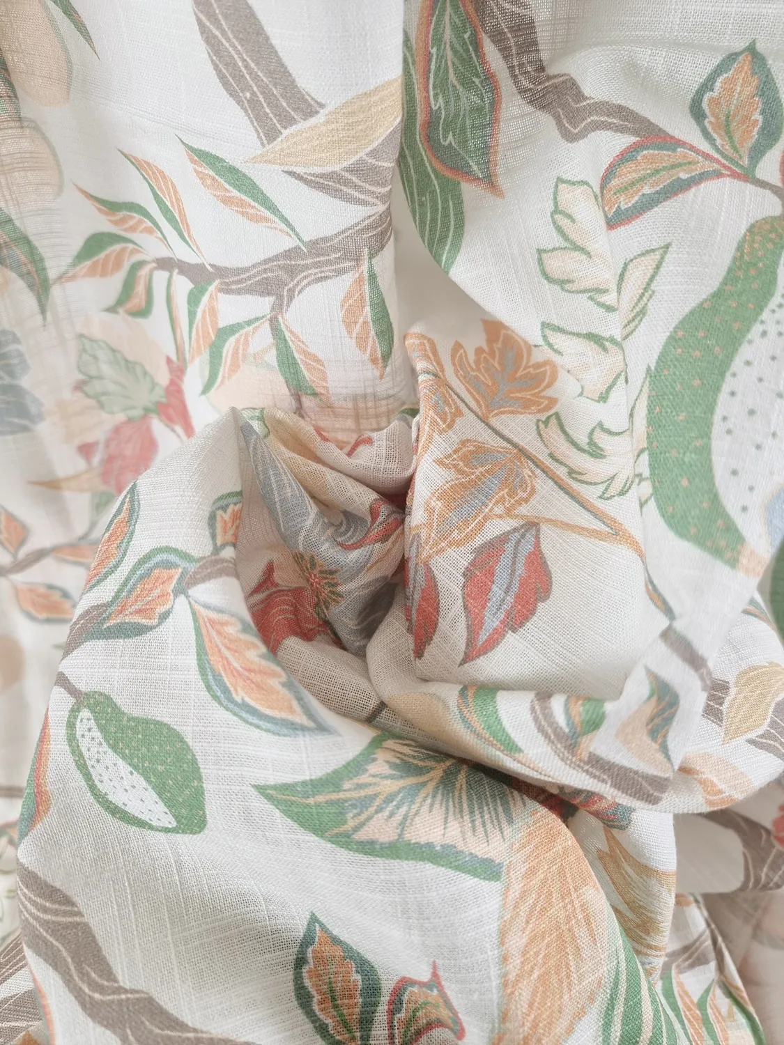 Záclony - Bavlnená záclona - Sofi-Lee (zelená)