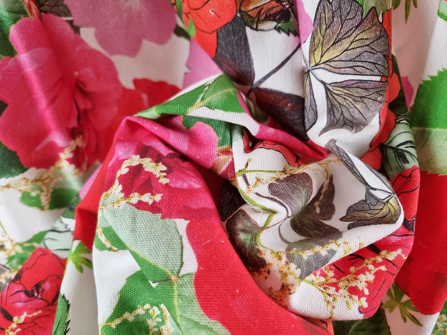 Záclony - Bavlnená záclona Magic (ružový)