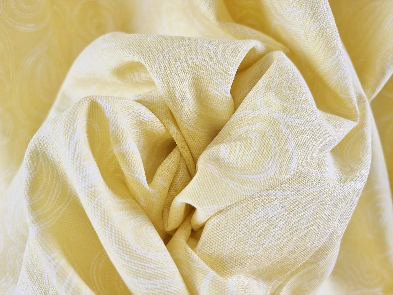 Záclony - Bavlnená záclona Merja (žltá)