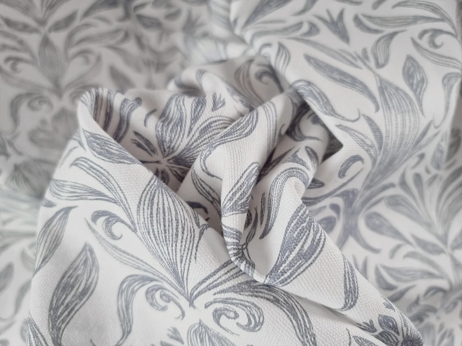 Záclony - Záclona z bavlny Viola (modrá)