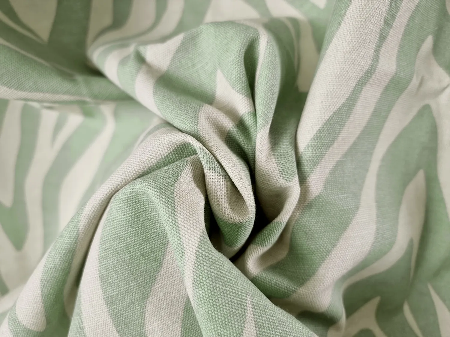 Záclony - Záclona z bavlny Laura (zelená)