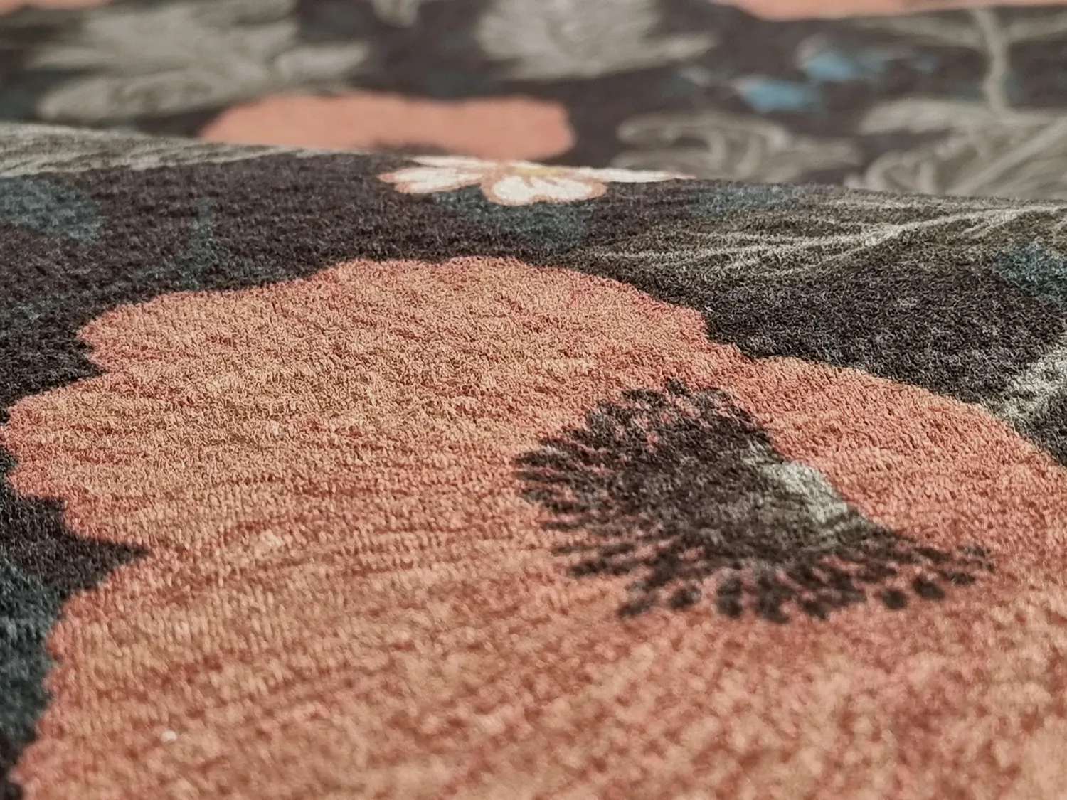 Wiltonová rohož - Poppy (čierna)