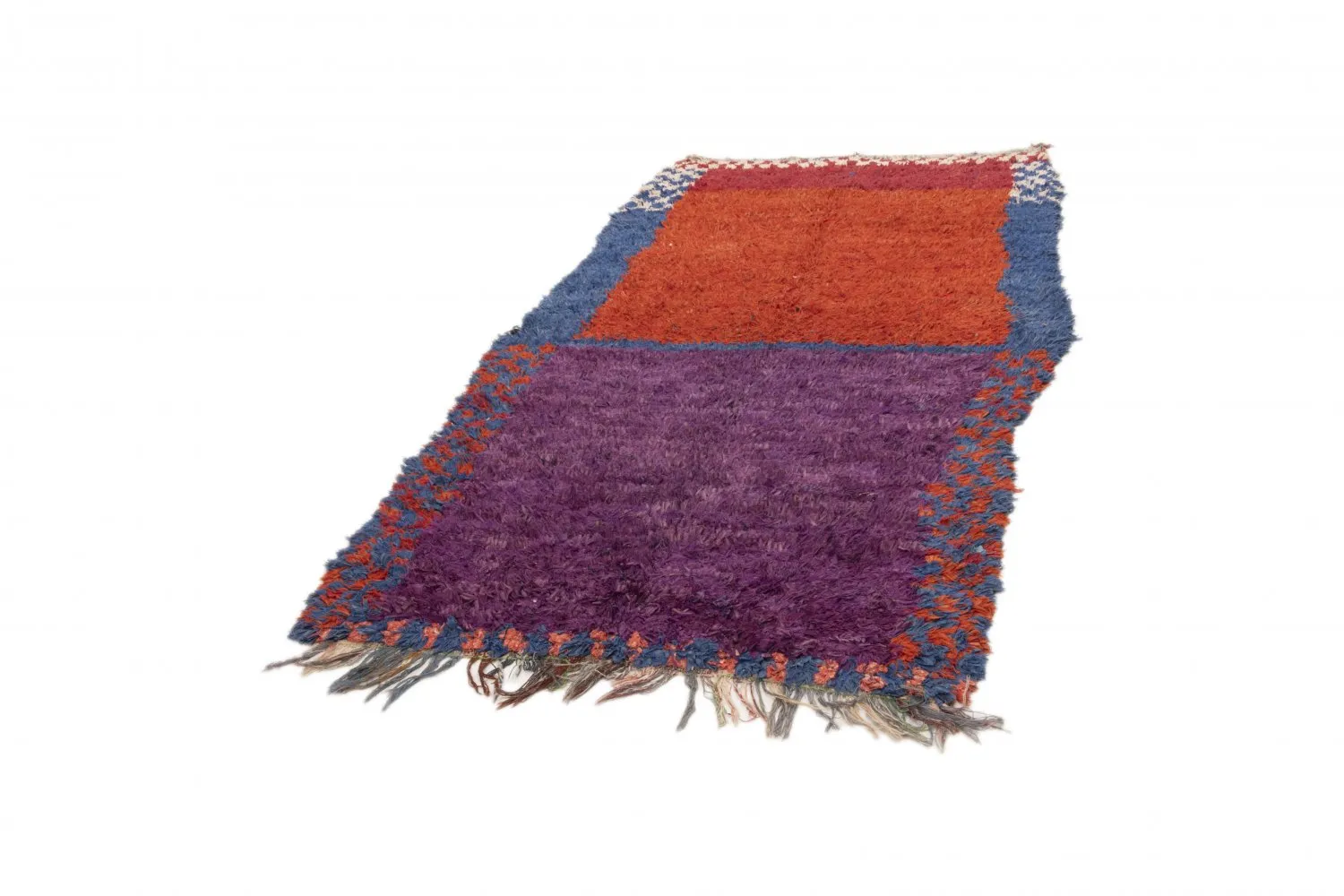 Marockansk Boucherouite-matta 240 x 130 cm