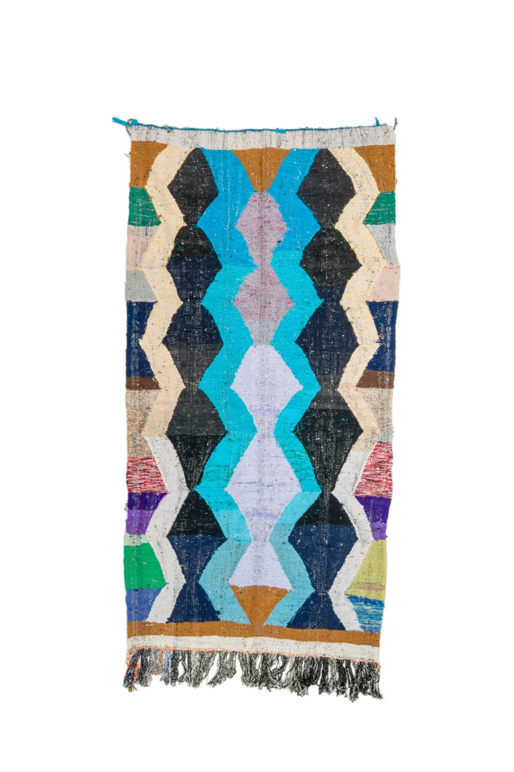 Koberec Berbere Marocký Boucherouite 155 x 250 cm