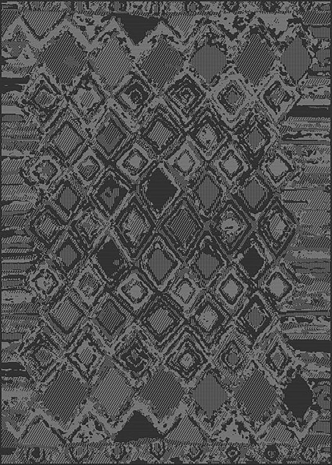 Koberec na interiér a exteriér - Brussels Night (čierny)