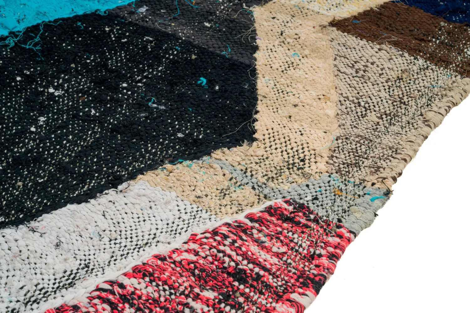 Koberec Berbere Marocký Boucherouite 155 x 250 cm