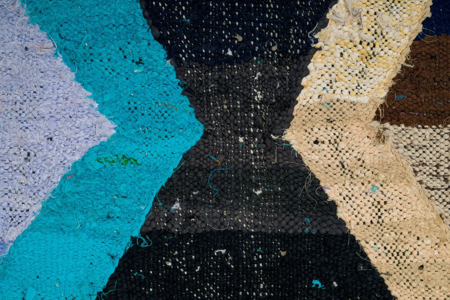 Koberec Berbere Marocký Boucherouite 155 x 250 cm