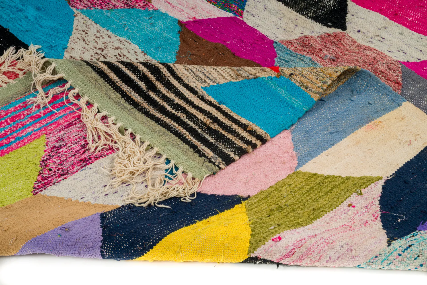 Koberec Berbere Marocký Boucherouite 165 x 265 cm