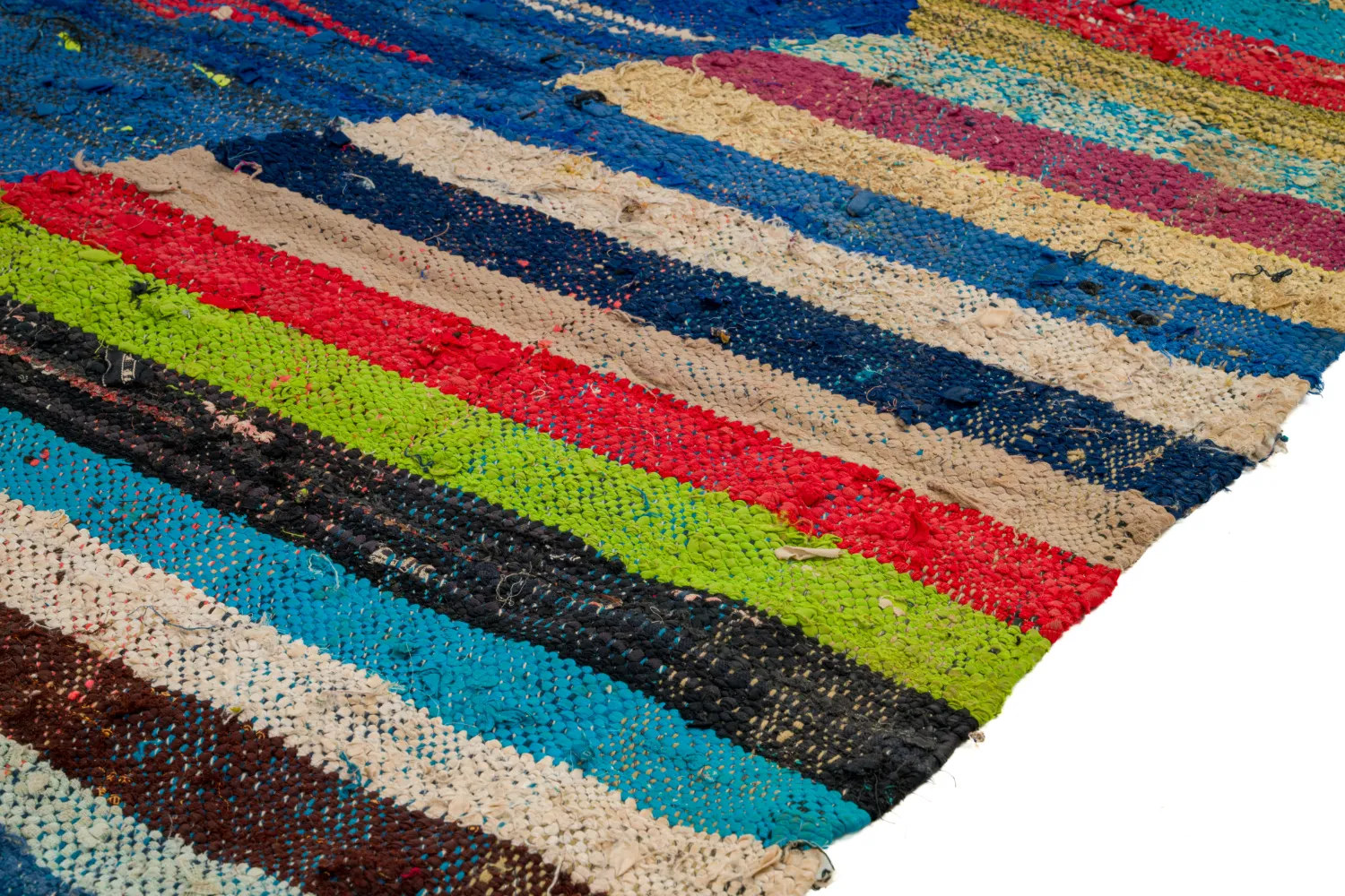 Koberec Berbere Marocký Boucherouite 135 x 230 cm