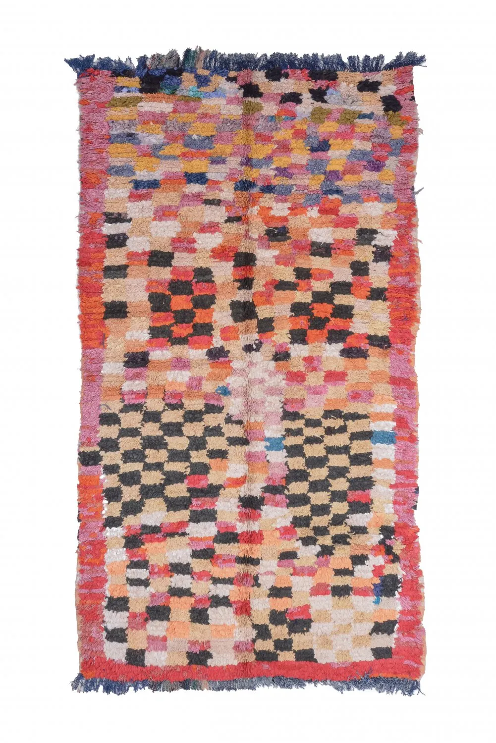 Marockansk Boucherouite-matta 280 x 145 cm