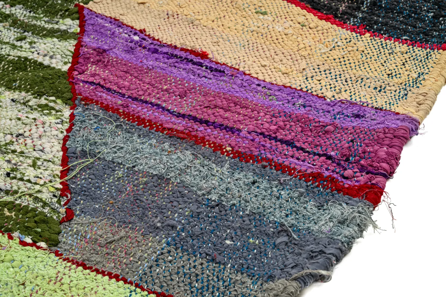 Koberec Berbere Marocký Boucherouite 140 x 250 cm