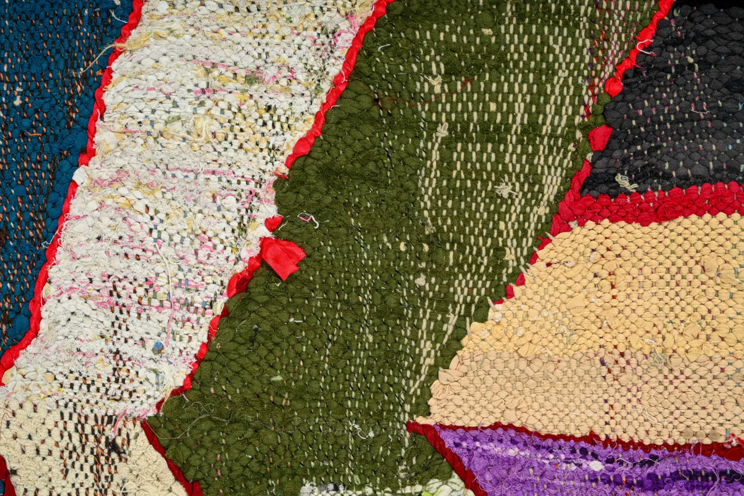 Koberec Berbere Marocký Boucherouite 140 x 250 cm