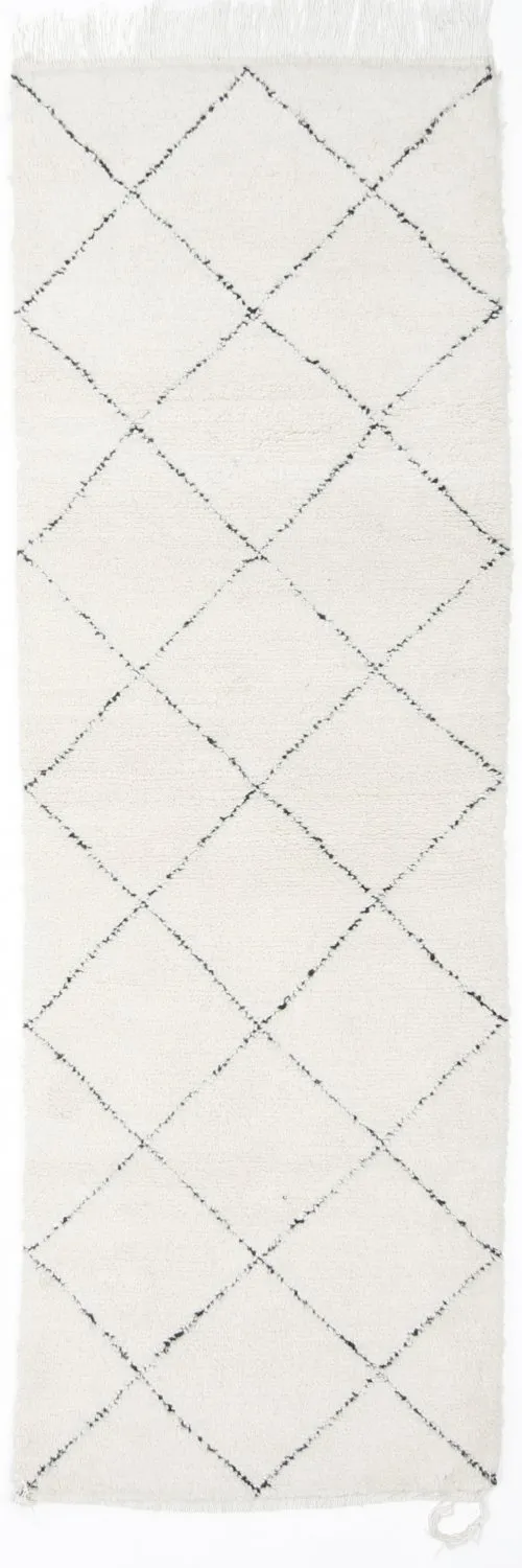 Kelimmatta Marockansk Beni Ourain 270 x 85 cm