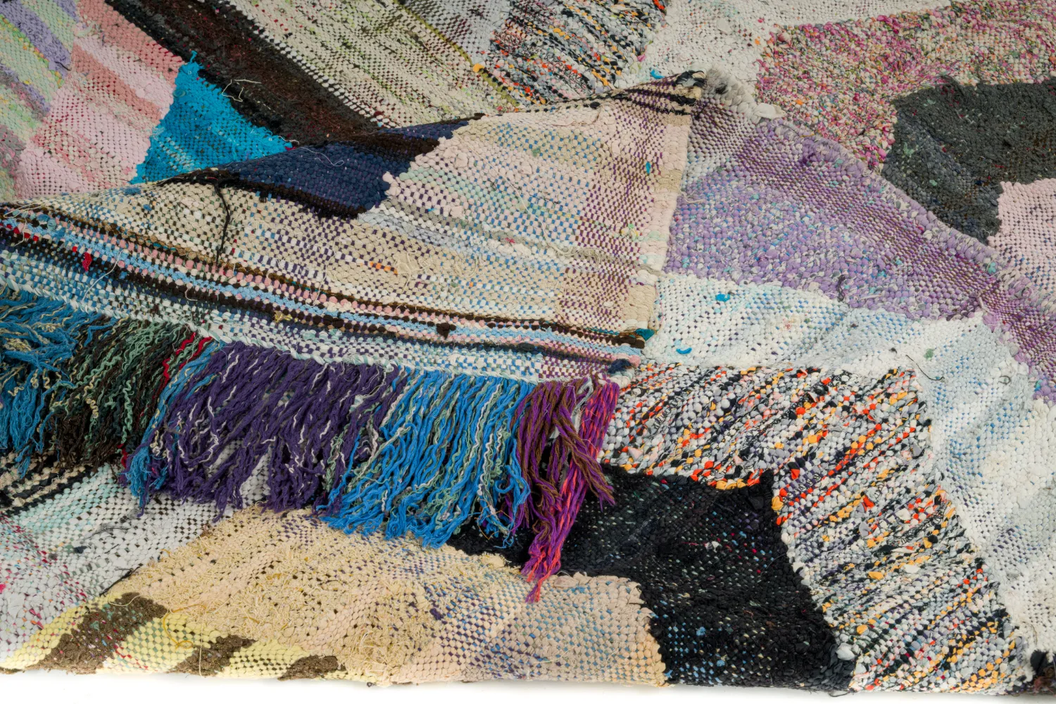 Koberec Berbere Marocký Boucherouite 155 x 305 cm