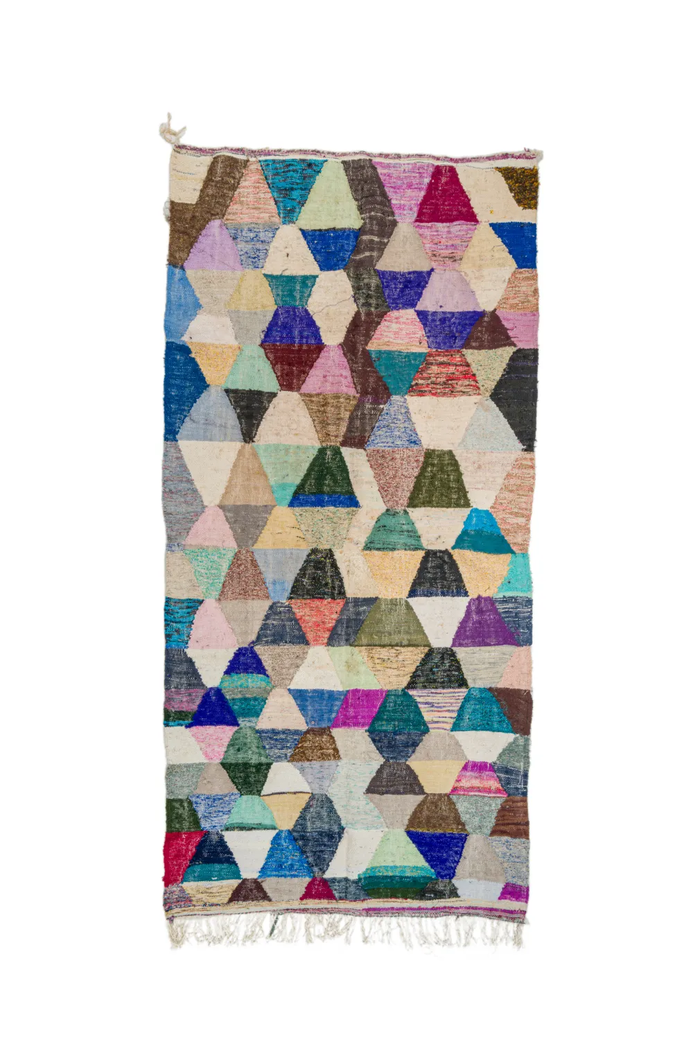 Koberec Berbere Marocký Boucherouite 150 x 305 cm