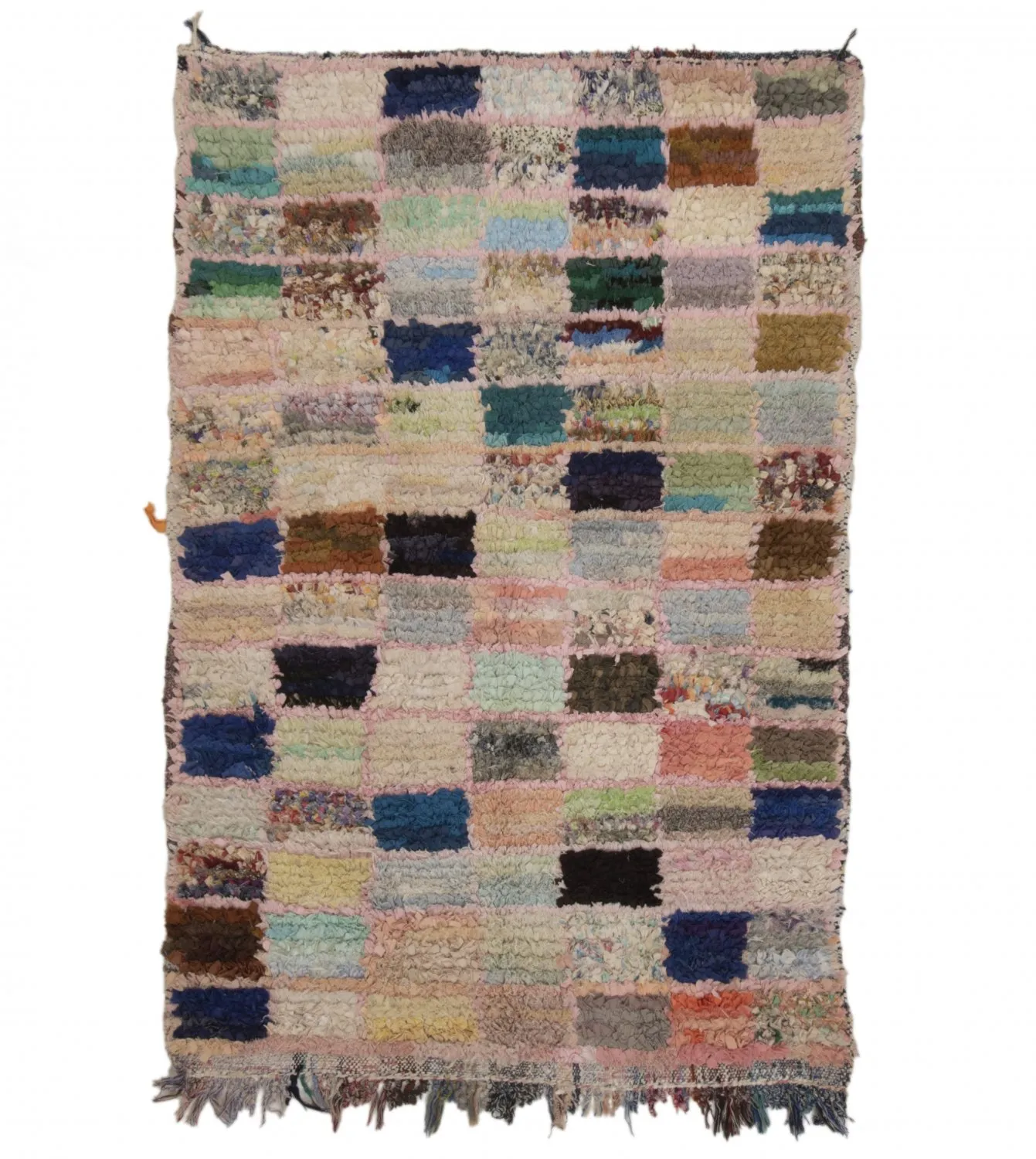 Marockansk Boucherouite-matta 170 x 115 cm
