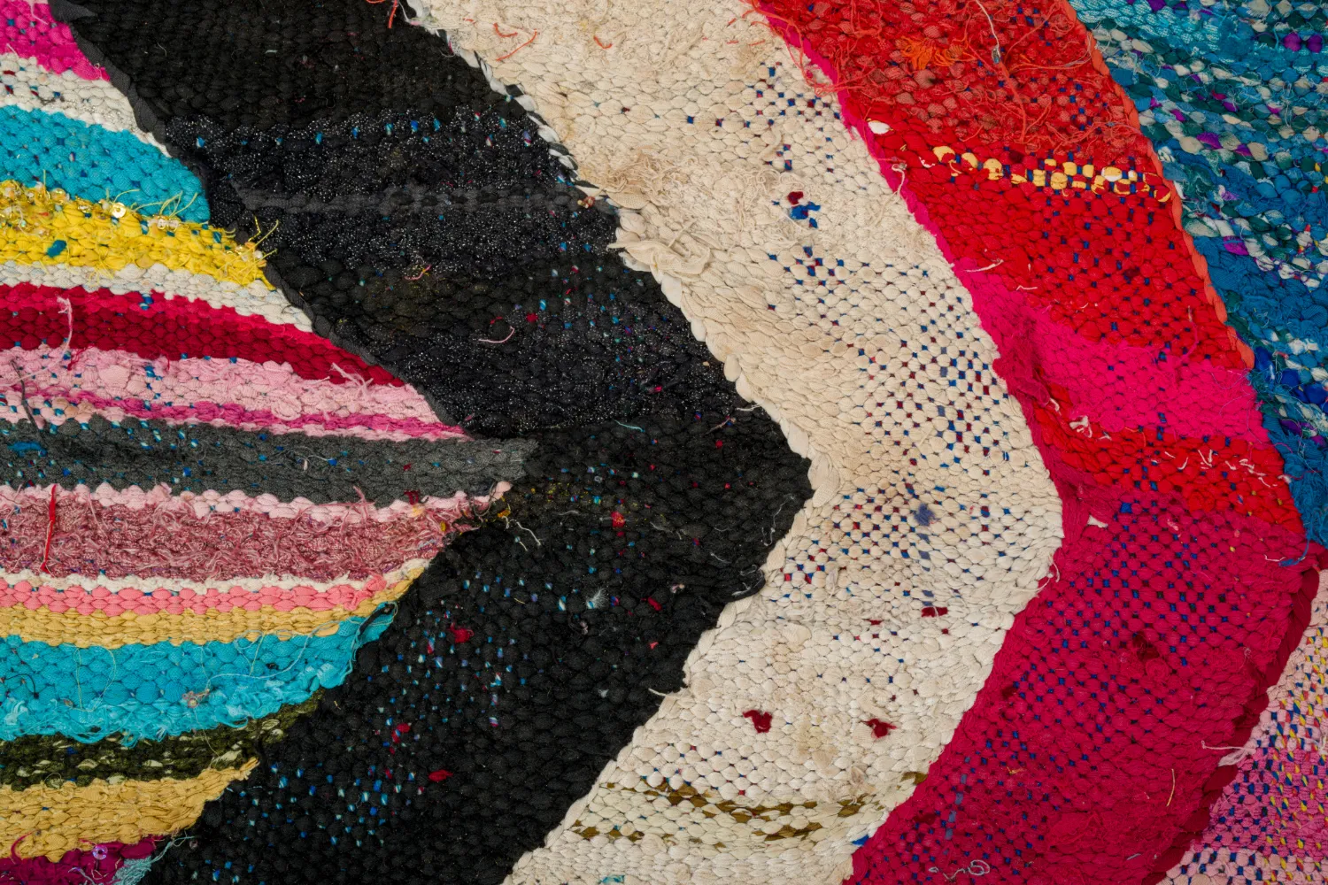 Koberec Berbere Marocký Boucherouite 125 x 265 cm