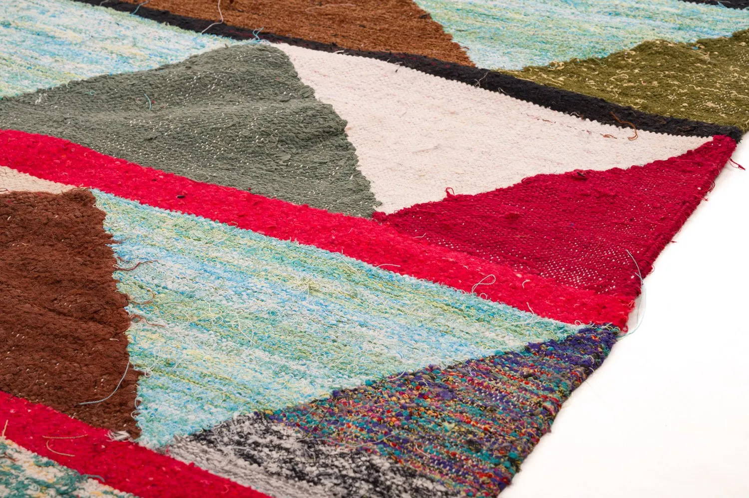 Koberec Berbere Marocký Boucherouite 145 x 220 cm