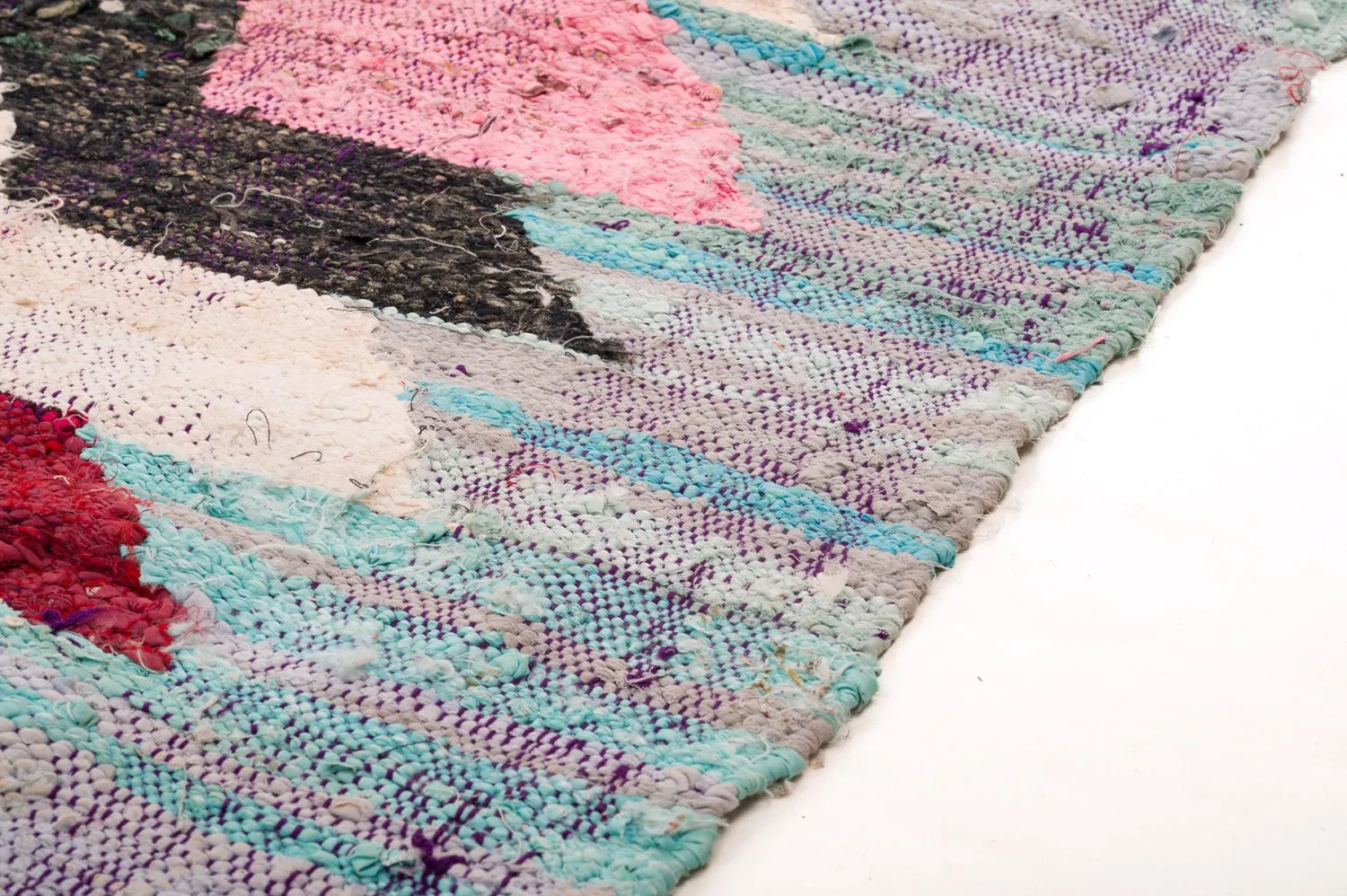 Koberec Berbere Marocký Boucherouite 150 x 310 cm