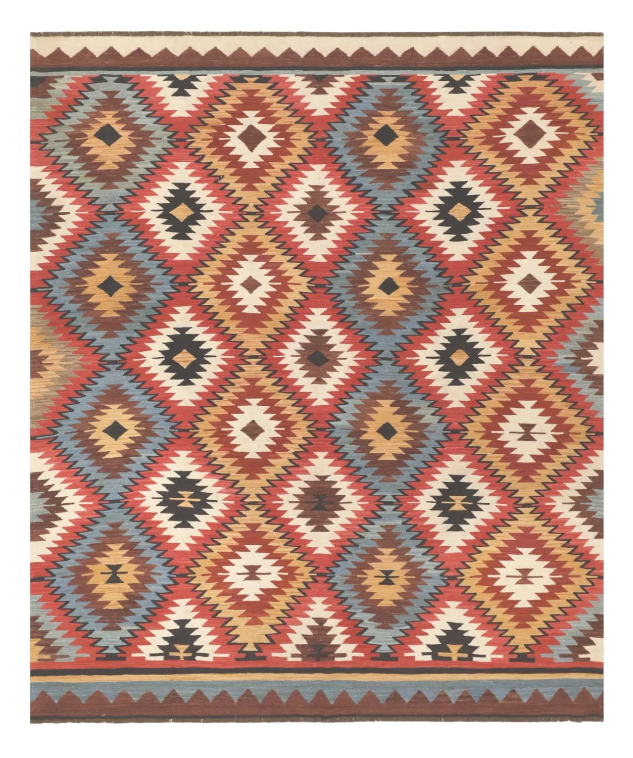 Orientálny Koberec - Hazara Kelim Hand Woven - 247 x 288 cm