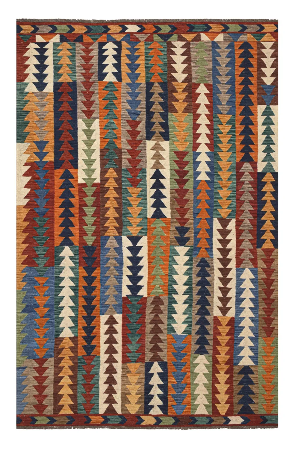 Orientálny Koberec - Hazara Kelim Hand Woven - 194 x 299 cm