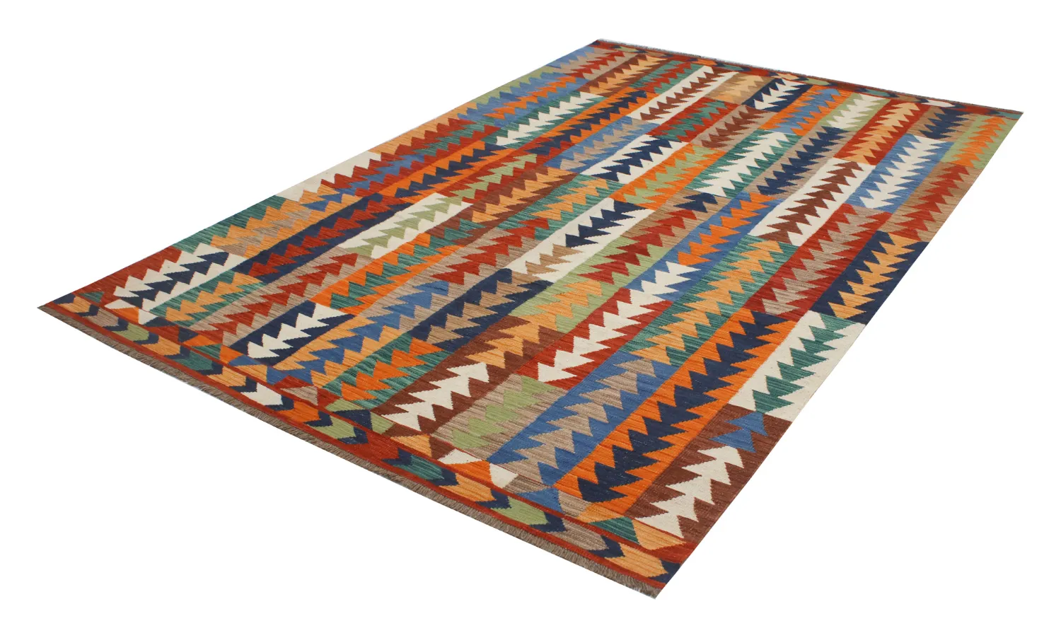 Orientálny Koberec - Hazara Kelim Hand Woven - 194 x 299 cm