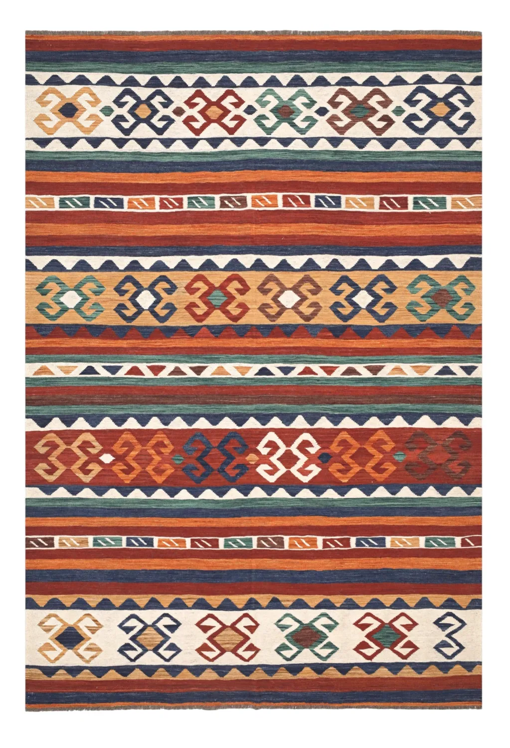 Orientálny Koberec - Hazara Kelim Hand Woven - 205 x 287 cm