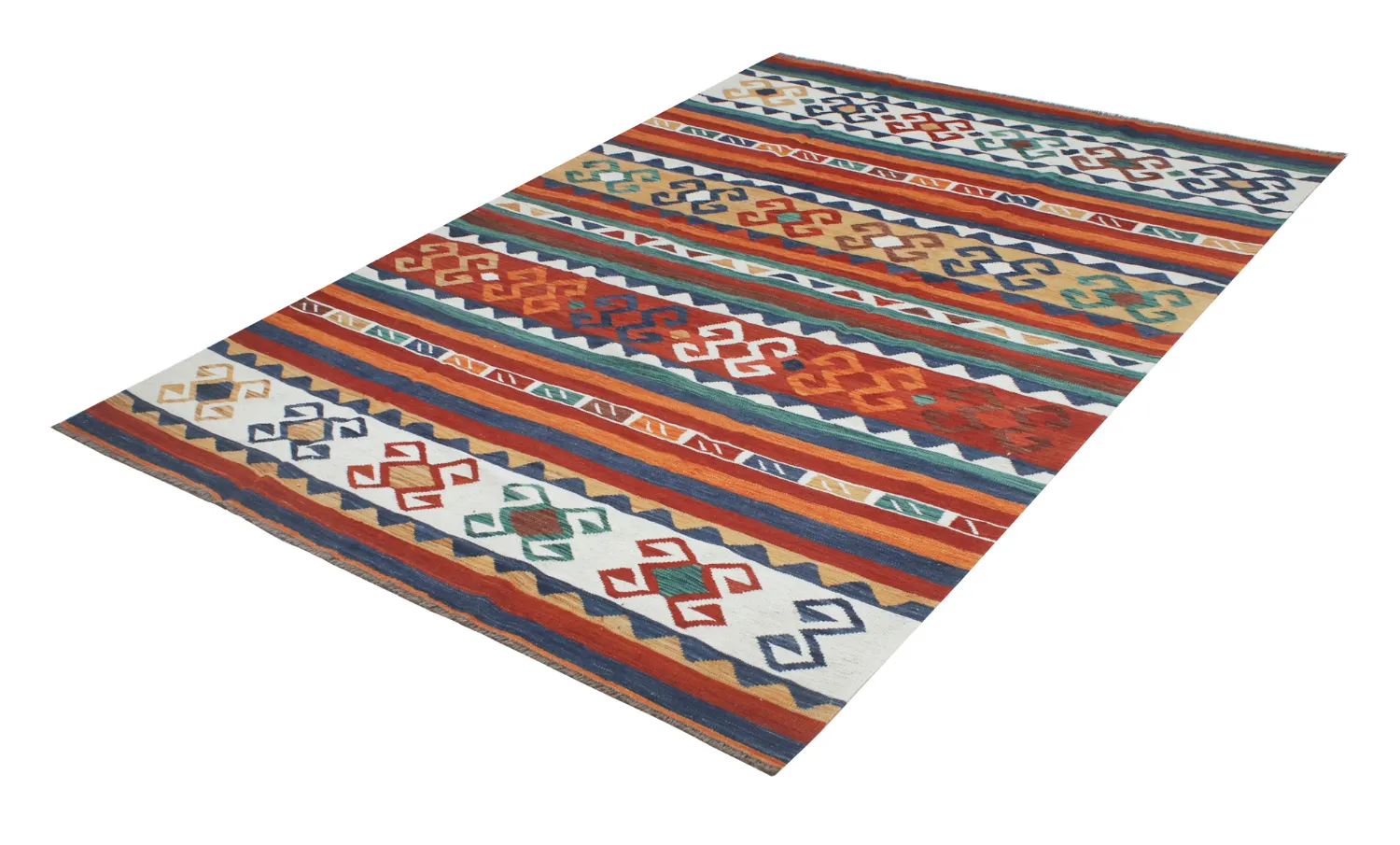 Orientálny Koberec - Hazara Kelim Hand Woven - 205 x 287 cm