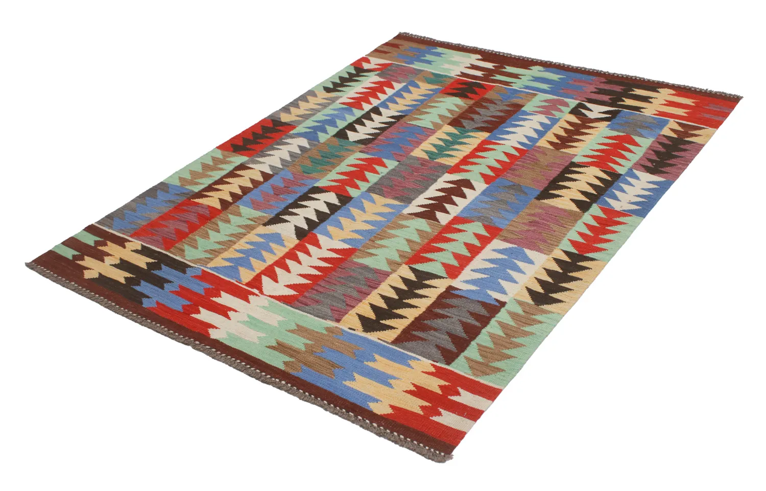 Orientálny Koberec - Hazara Kelim Hand Woven - 154 x 201 cm