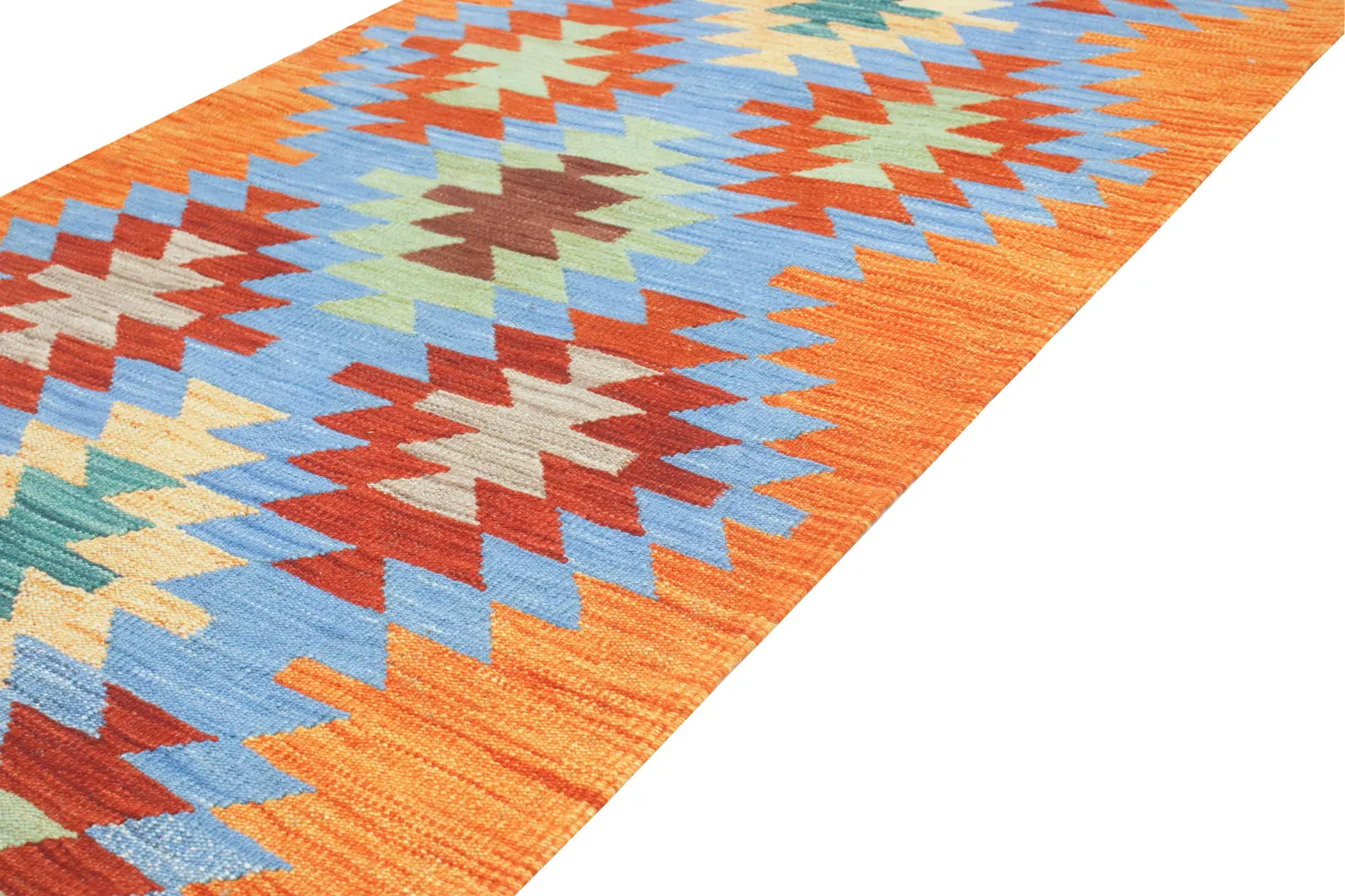 Orientálny Koberec - Hazara Kelim Hand Woven - 81 x 241 cm