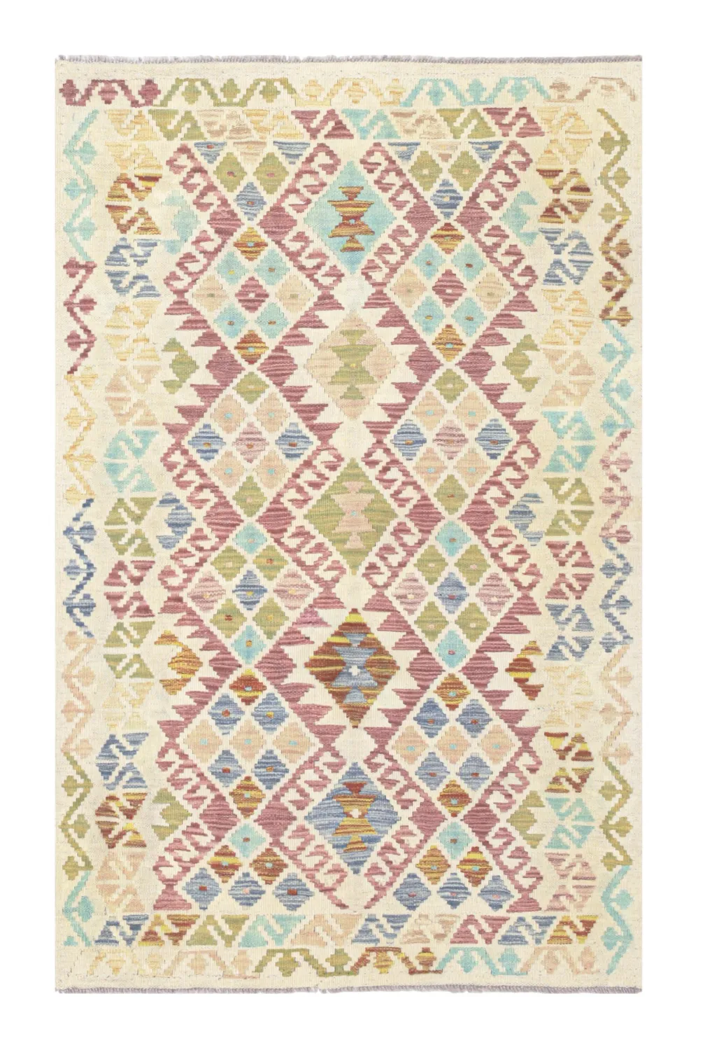 Orientálny Koberec - Vegi Kelim Hand Woven - 99 x 155 cm
