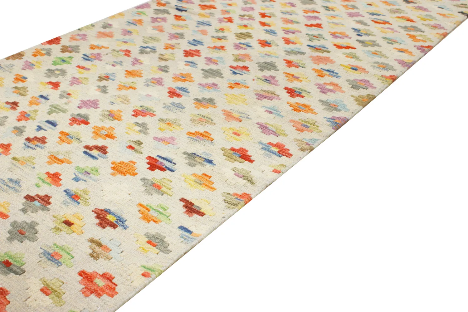 Orientálny Koberec - Vegi Kelim Hand Woven - 77 x 197 cm