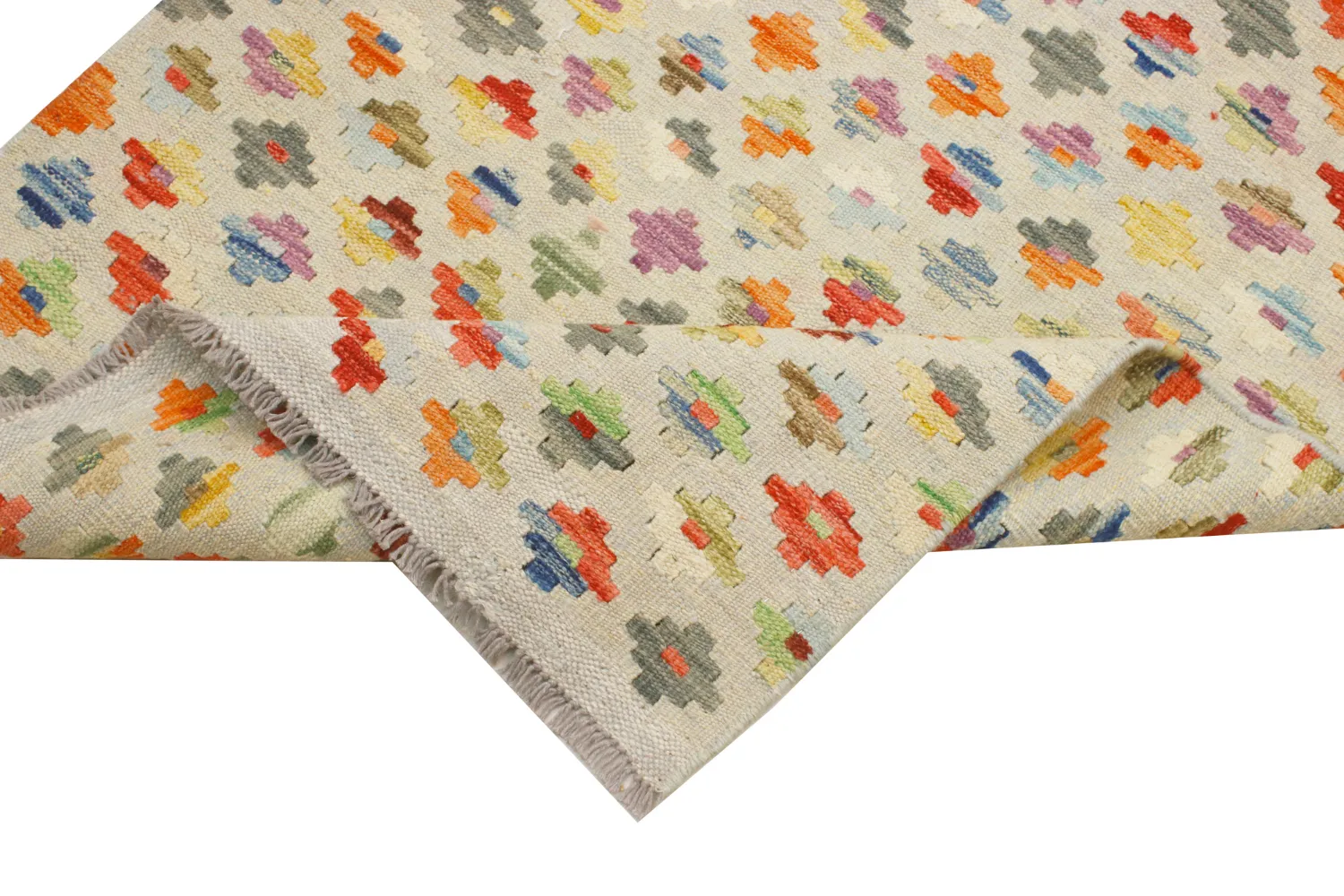 Orientálny Koberec - Vegi Kelim Hand Woven - 77 x 197 cm